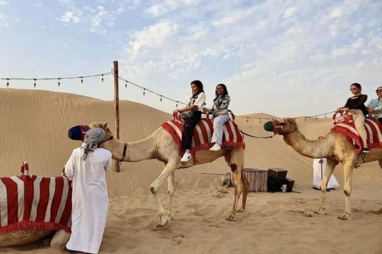 Dubai: Desert Safari, Camel Ride, Quad Bike & BBQ Dinner - The Dune Bashing: Heart-Pumping Adventure