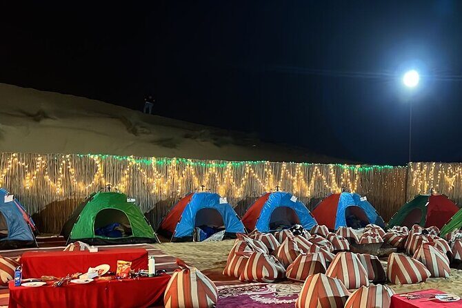 Dubai Desert Safari with Quad Bike, Camel Ride, Dinner and Show - The Experience of the Desert Camp
