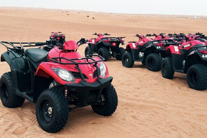 Dubai Desert Safari With Quad Bike Ride and VIP BBQ Dinner - Quad Bike Experience: Personalizing Your Desert Ride