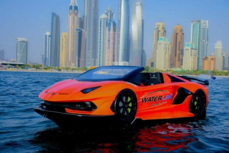 Dubai: Dubai Marina Luxury Lamborghini Jet Car Rental - Itinerary Breakdown and Experience Details