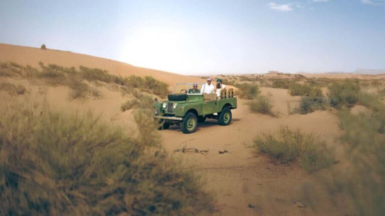 Dubai: Heritage Safari in Vintage Land Rover with Dinner - Key Points