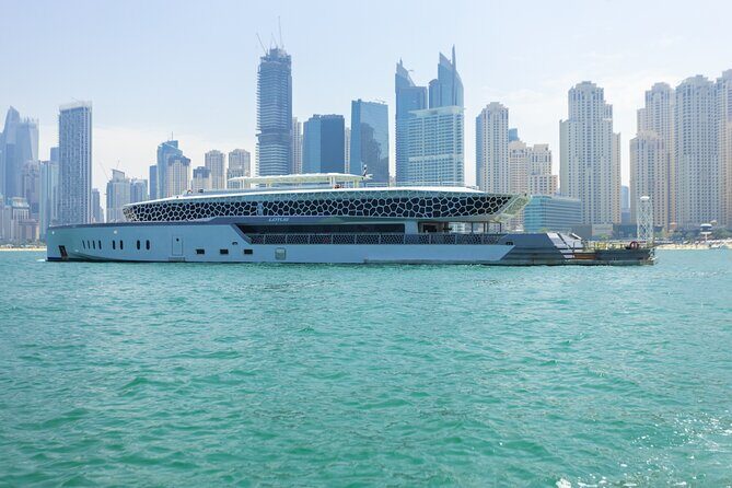 Dubai: Lotus Mega Yacht 3-Hours Dinner Cruise Tour - The Sum Up