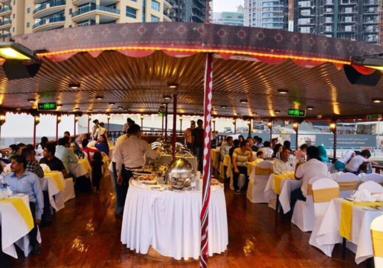 Dubai Marina Dinner Cruise with Live Entertainment(Al Wasl) - Food & Drinks: Buffet & Beverages