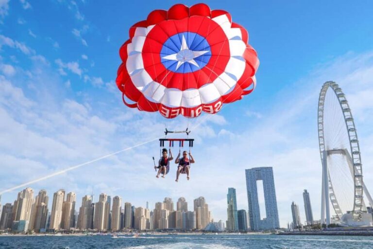 Dubai: Palm View and JBR View Parasailing Experience - The Experiences Practical Side