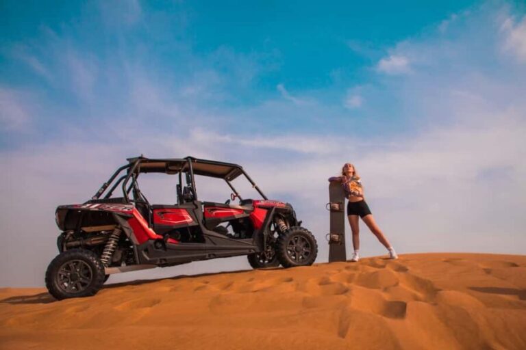 Dubai: Red Dunes Quad Bike, Dune Buggy, Camel & Refreshments - The Itinerary: What You Can Expect