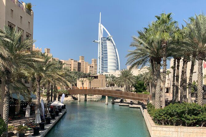 Dubai Tour Souk Old Town Museum Blue Mosque BurjAlArab Palm Photo - Market Marvels: Gold and Spice Souks