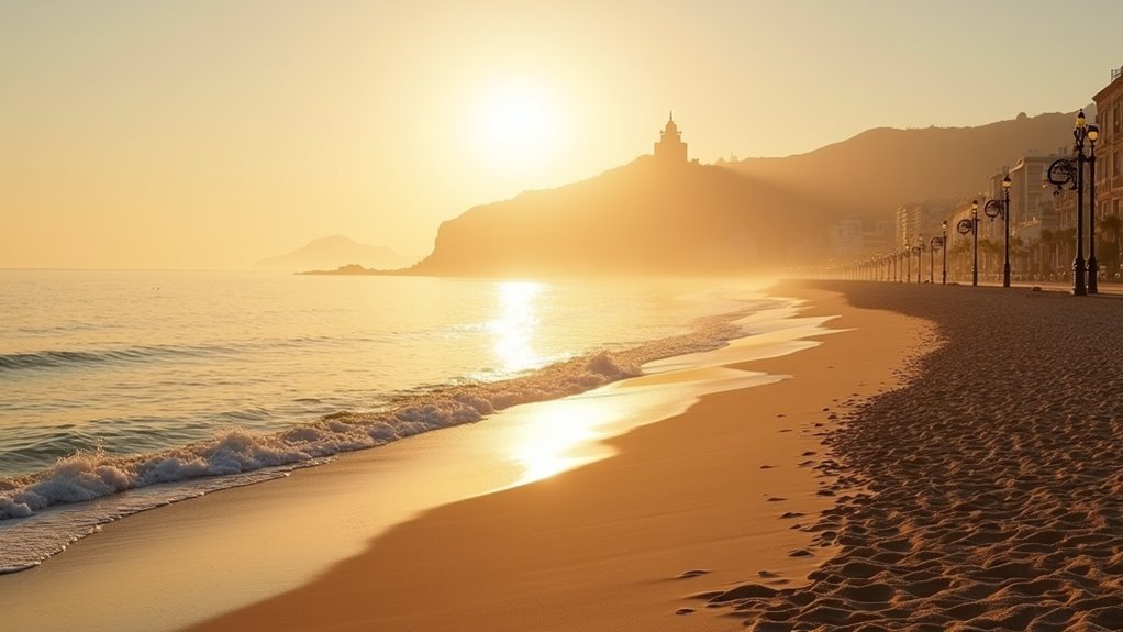 early beach visit advantages