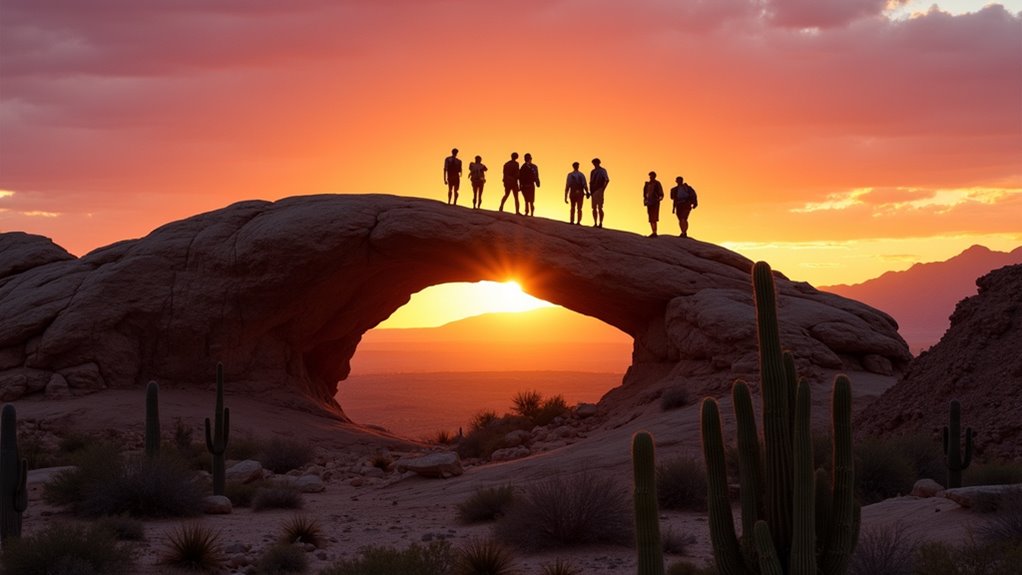easy sunset rock climb