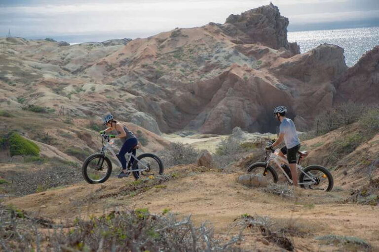 Electric Eco-Bike Beach Adventure with Mexican Lunch - A Scenic Journey with Meaningful Stops