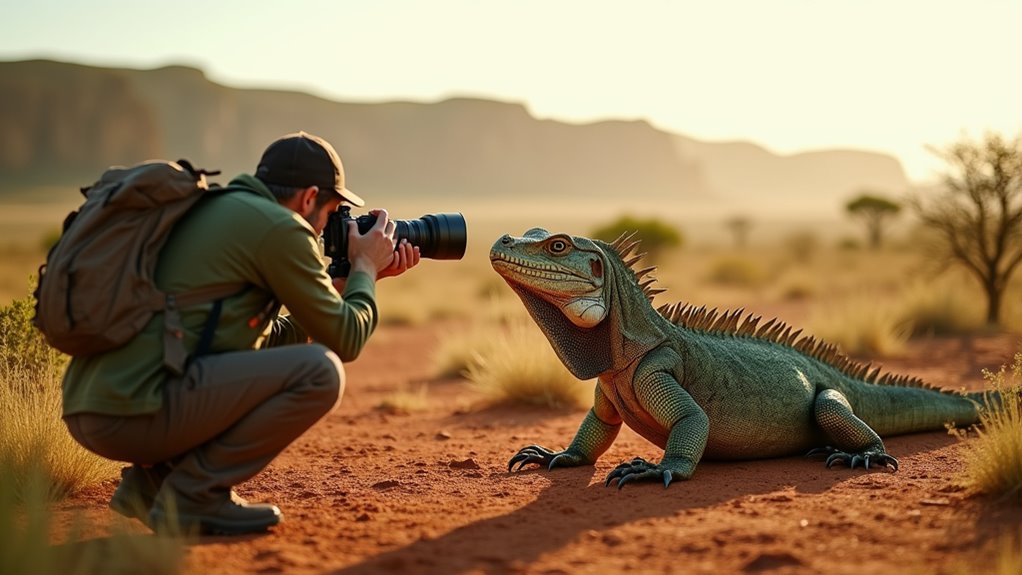 encounter giant komodo dragons
