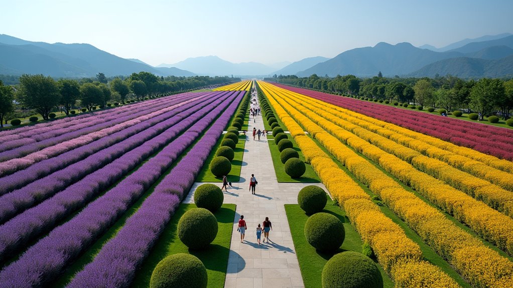 european themed floral paradise