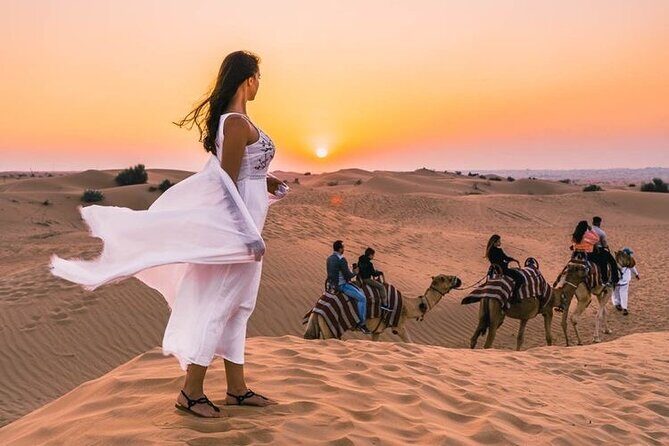Evening Desert Safari & BBQ With Live Shows,Camel Ride,Falcon pic - Authentic Experiences and Real-World Insights