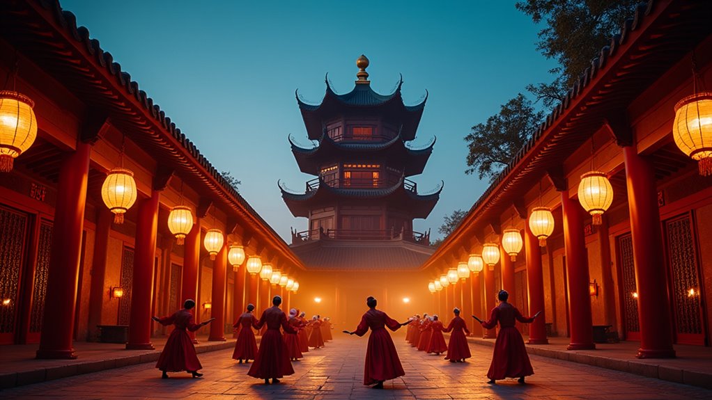 evening cultural landmark views
