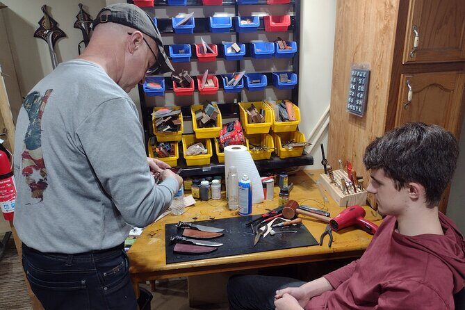 Experience to Forge a Railroad Spike Knife in Ferry Township - The Experience’s Flow and Highlights