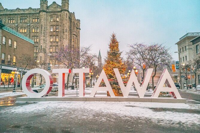 Experience Walking Christmas Tour in Magical Ottawa - The Rideau Canal National Historic Site