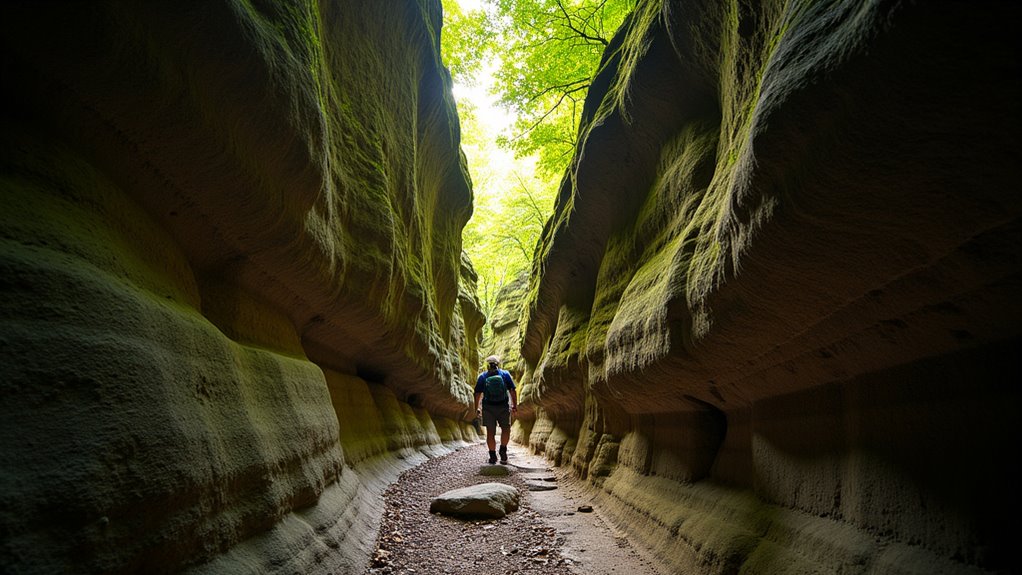 explore ancient slot canyons