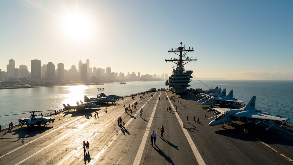 explore uss midway s historic aircraft