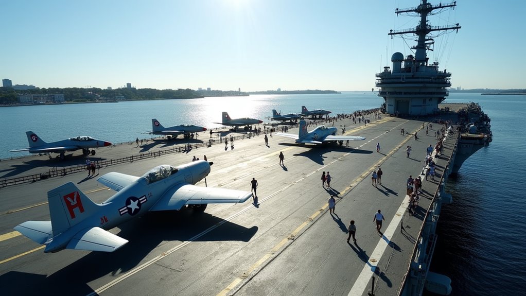 explore uss yorktown exhibits