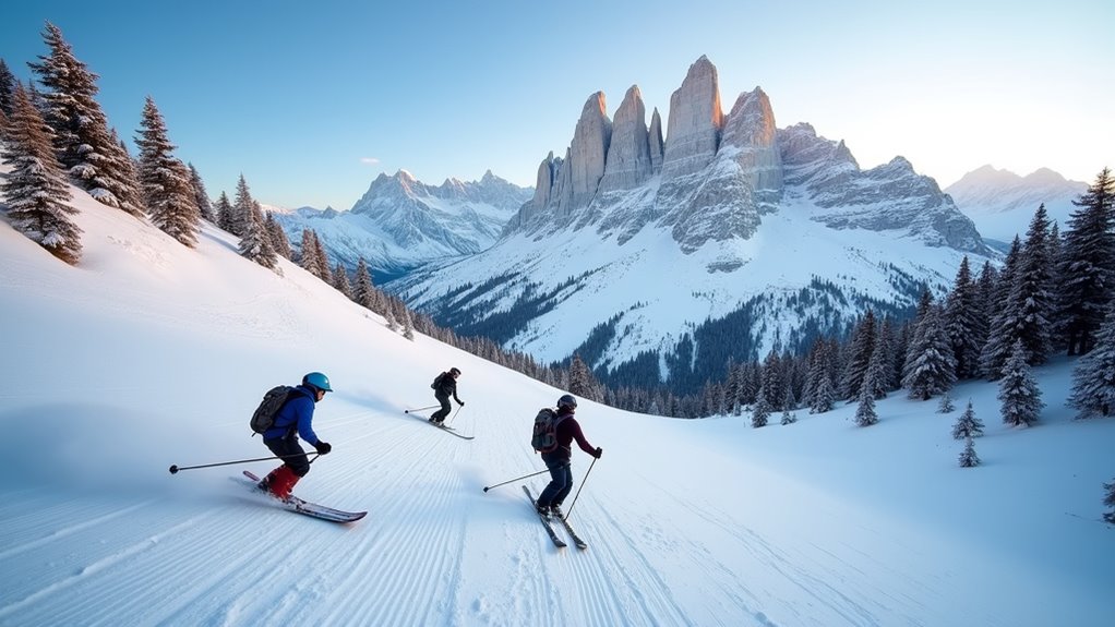 extensive patagonian ski resort
