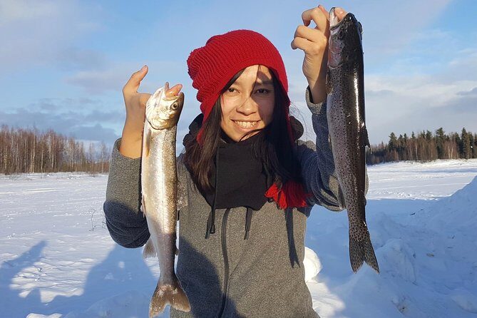 Fairbanks Ice Fishing Expedition in a Heated Cabin with Fish Cookout - The Value of the Tour