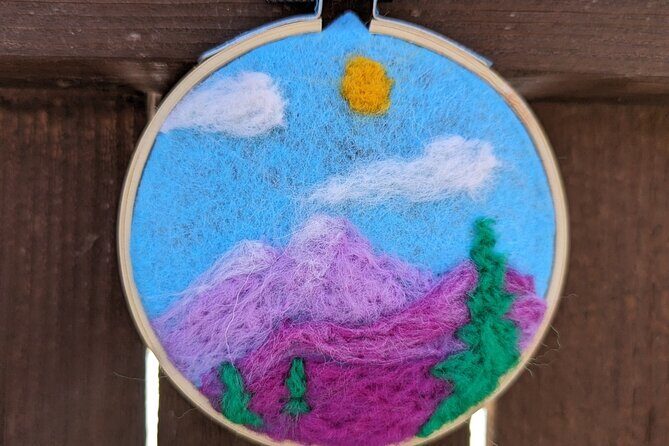 Felted Landscape Ornament Art Kit in Estes Park - The Crafting Experience: What to Expect