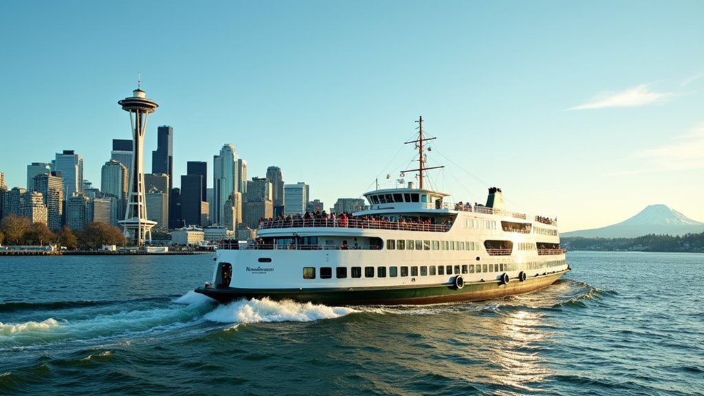 ferry ride for skyline views