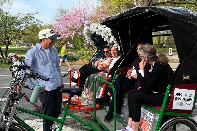 First Class Central Park Tour  Iconic Views & VIP Photo Moments - The Value of a Private, Guided Pedicab Tour