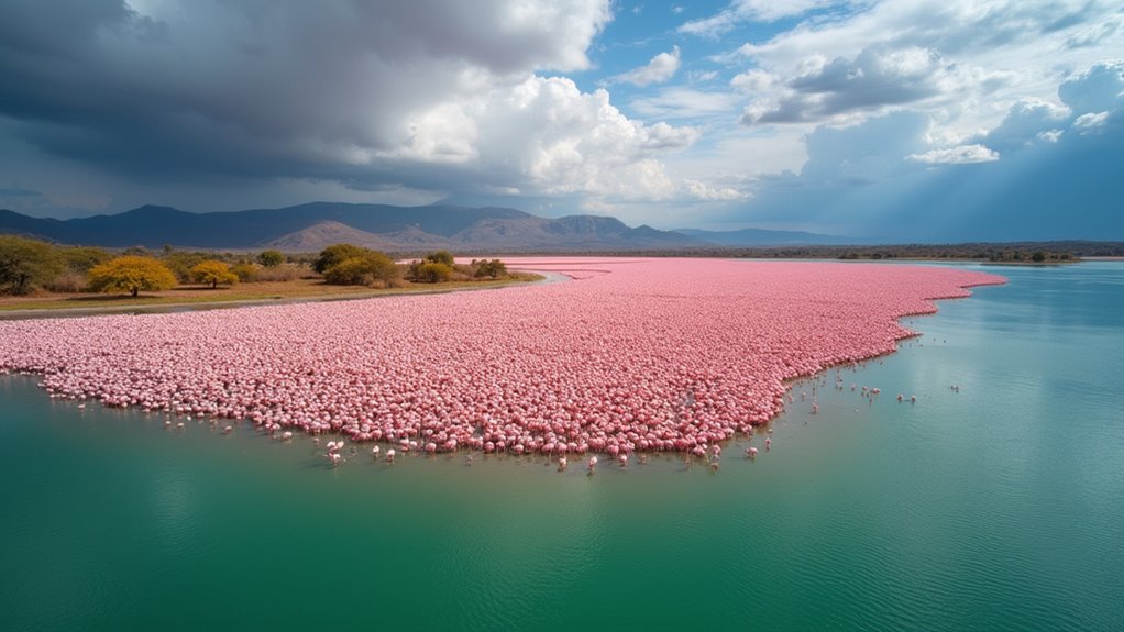 flamingos at lake nakuru