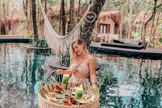 Floating breakfast in The Yellow Nest (near Dos Ojos cenote) - What’s Included and What’s Not