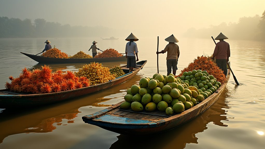 floating markets local cuisine early morning