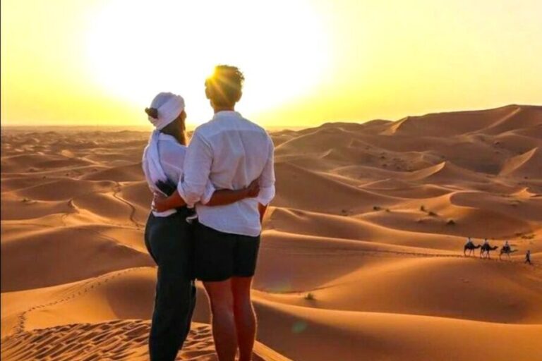 Fom Marrakech: 4-Day Desert Tour to Merzouga Sahara - The Dunes and Desert Experience