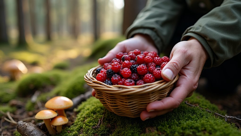 foraging for finnish wild berries