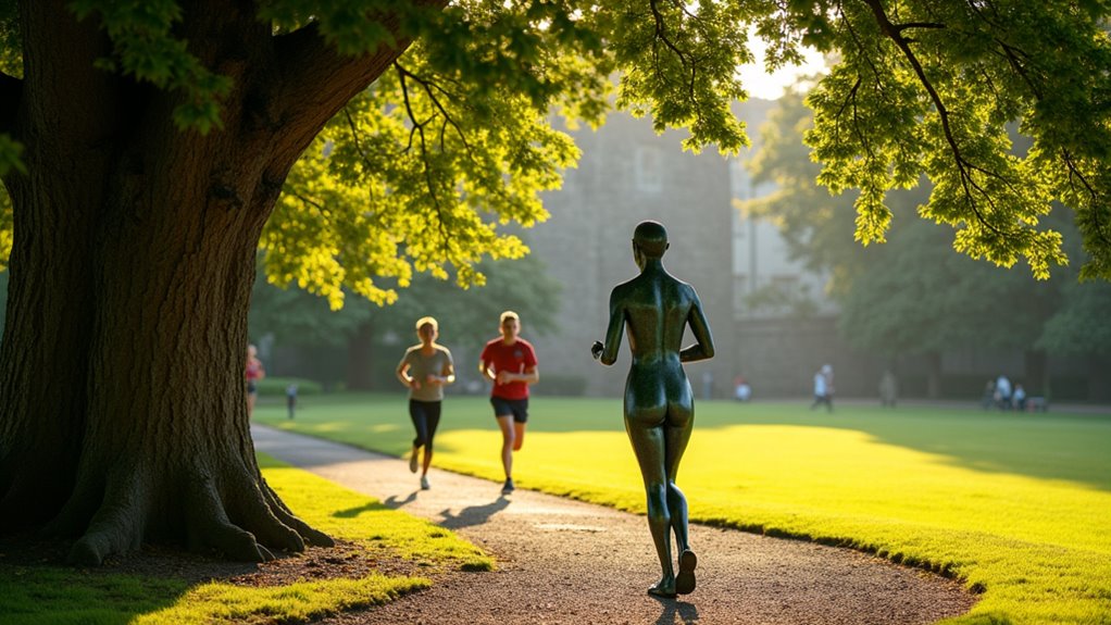 free artistic sculptures in bute park