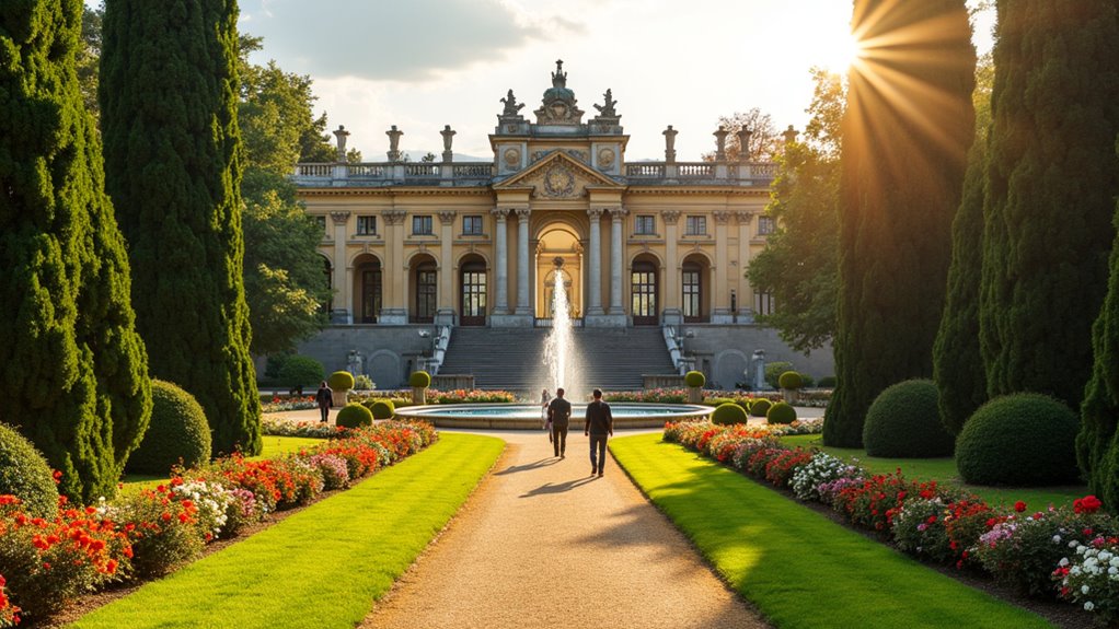 free gardens and museums