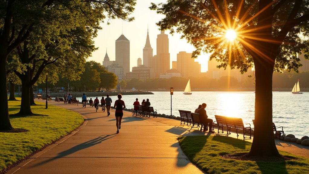 free outdoor riverfront recreation