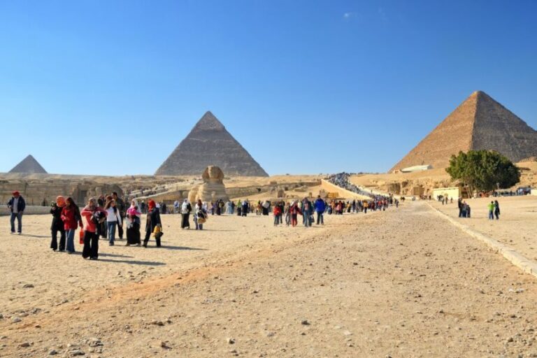 From Cairo: Half-Day Tour to Pyramids of Giza and the Sphinx - The Sphinx: The Half-Lion, Half-Pharaoh