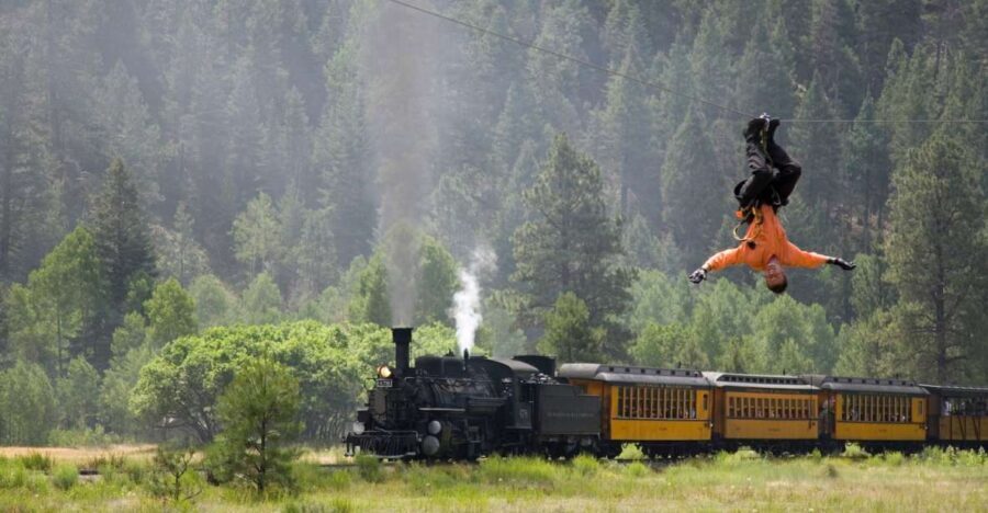 From Durango: All-Day Zipline Adventure with Train & Lunch