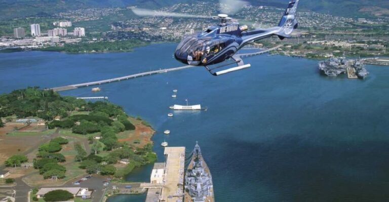 From Honolulu: Complete Oahu Island Helicopter Tour - Highlights: Natural and Cultural Marvels