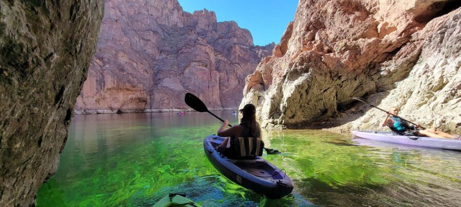 From Las Vegas: Emerald Cave Kayak Tour with Hotel Pickup - The Itinerary in Detail