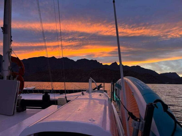 From Loreto: Sunset Appetizers & Open Bar Catamaran Cruise - Drinks, Snacks, and the Open Bar
