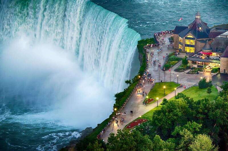 From Niagara Falls Canada Tour Boat, Lunch, Journey, Skylon - The Boat Cruise — Getting Up Close and Personal