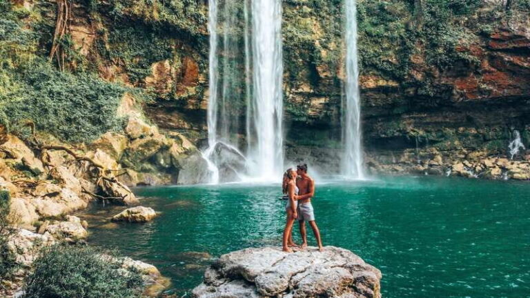 From Palenque: Ruins and waterfalls of Misol-ha & Agua Azul - Visiting Misol-Ha: Nature’s Power and Play