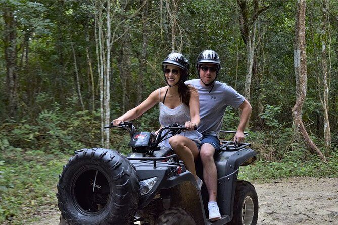 From Playa del carmen Experience ATV (Shared) Zipline & Cenote- Includes lunch - The Experience: What It Means for You