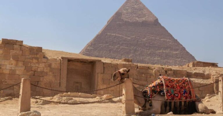 From Port Said : Giza Pyramids & National Museum - The Great Sphinx and Valley Temple