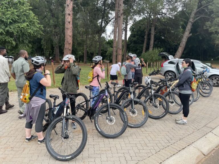 From Pretoria: E-Bike in the wild with game near Jo'burg - Wildlife and Cultural Highlights