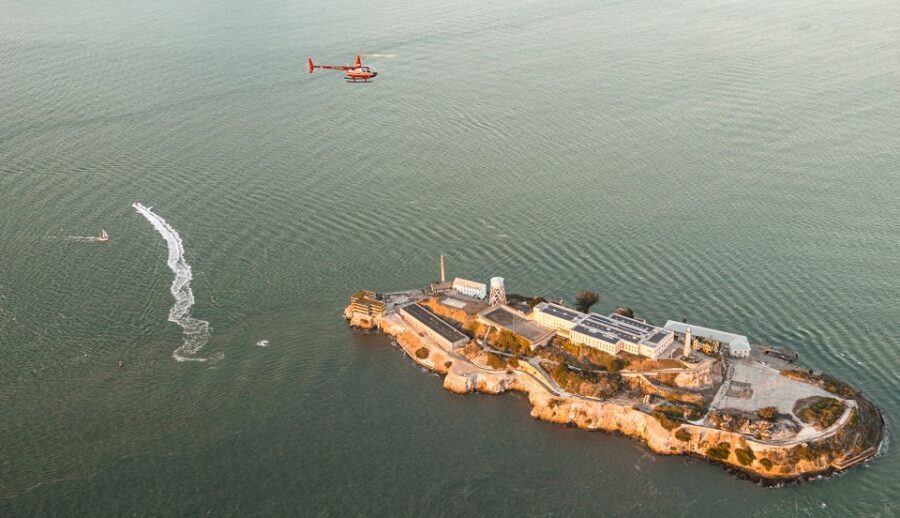 From Sausalito: San Francisco and Alcatraz Helicopter Tour