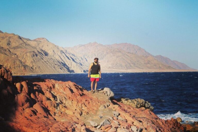 From Sharm: Dahab Day Trip with Desert Safari and Camel Ride - Snorkeling at Three Pools: A Shimmering Underwater Playground