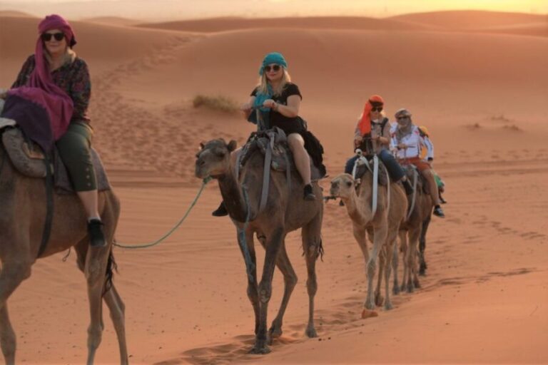 From Tangier : 4Days desert tours via chefchaoun and fes - Day 2: Fes to Merzouga via the Middle Atlas Mountains