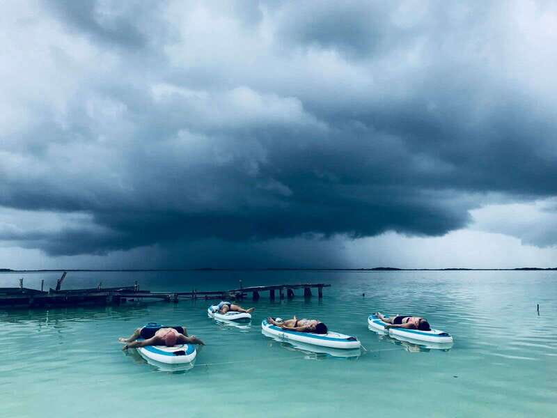 From Tulum: SUP Yoga Class in Sian Ka'an