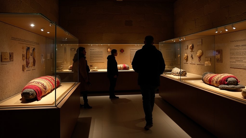 frozen inca children exhibits